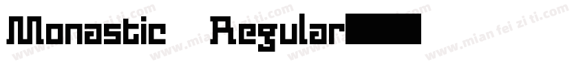 Monastic Regular字体转换